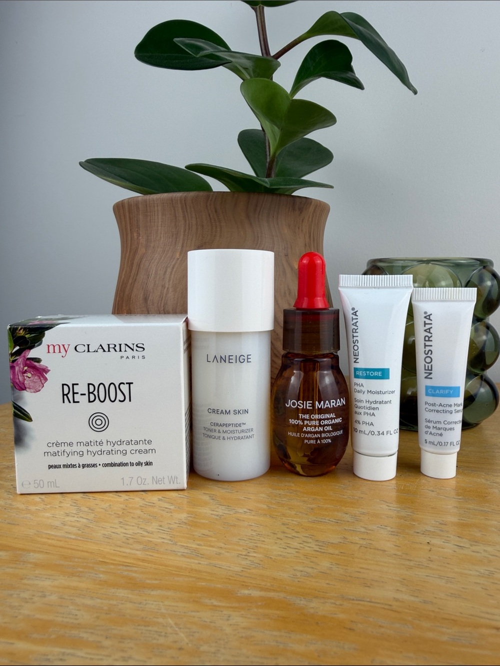 Clear Skin & Matte Glow Hydration Bundle | Laneige, My Clarins, NeoStrata
